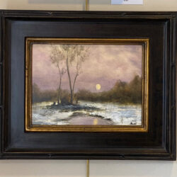 Winter Moon by Brad Gaudet - Local Artist Gallery